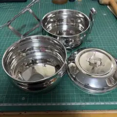 激レア！！美品 台湾 弁当箱 ステンレス製3個セットバラ売り対応可能！ 激レア！！美品 台湾 弁当箱 ステンレス製3個セットバラ売り対応可能