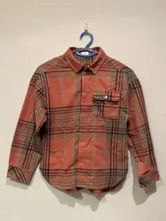 BREEZE チェック柄 長袖シャツ 140