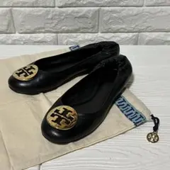 Tory Burch トリーバーチ Minnie バレエフラット 黒のサムネイル