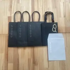 SUQQU●紙袋　4枚●おまけに袋　ショッパー