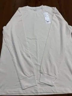 新品　ユニクロユー　ヒートテックコットンクルーネック　XL NATURAL