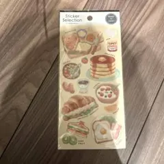 シール セレクション かわいい 手書き風 パンケーキ トースト