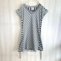 【adidas】アディダス トレーニングウェア M ボーダー チュニックのサムネイル