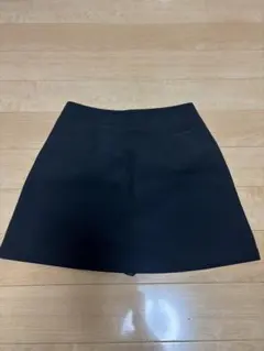 黒 ミニスカート　レディース　台形