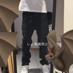 EDWIN エドウィン ストレートデニム 黒 ブラック swag y2k - メルカリ