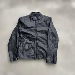 雰囲気抜群！定価￥42，000 ギャップ GAP 羊革 ヴィンテージ加工 ラムレザーブルゾン 茶/S 希少 美品 限定 オールド GAP ギャップ ブラック オール レザー TYPE MA-1 フライト ジャケット 黒 size L 定価42000円