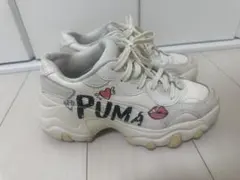ムラサキスポーツ限定 PUMA パルサーウェッジ GF 厚底スニーカー23.5