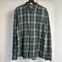greatnorthwest フランネル オンブレ チェックシャツ 古着 メンズ