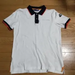 Black&White ホワイト ポロシャツ Lサイズ