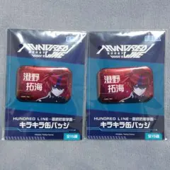 HUNDRED LINE 缶バッジ 澄野拓海&蒼月衛人 2個セット 中国限定 - メルカリ