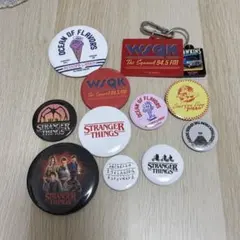 STRANGER THINGS 缶バッジ　ダスティン　スティーブ　セット STRANGER THINGS 缶バッジ ダスティン スティーブ セット 【公式通販】