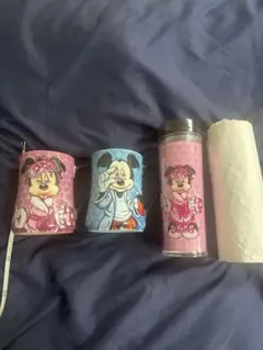 ミッキー・ミニー モーニングマグカップ/タンブラーセット　保存品