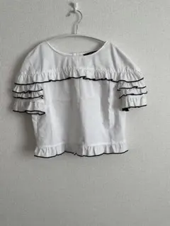 ZARA ザラ　フリルシャツ