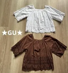 GU トップスブラウス　2点セット