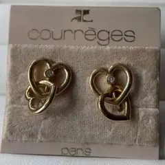 Courrèges クレージュハートイヤリング