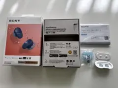 SONY WF-SP800N ワイヤレスイヤホン ブルー