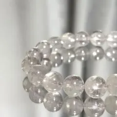 水晶 ✧ 浄化・調和・心を整える　粒11mm 内径17cm 重量32g