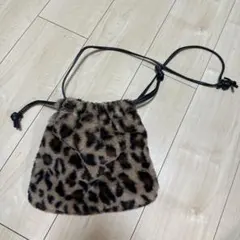 えみ様専用ヒョウ柄 ファーバッグ ショルダーバッグ