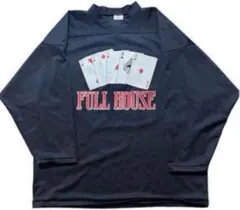 80s USA製FULL HOUSE グラフィック長袖カットソー XXL
