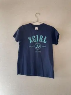 X-GIRL ネイビー ロゴTシャツ サイズ2のサムネイル