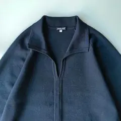 90s GIORGIO ARMANI スキッパーウールニット 黒タグのサムネイル
