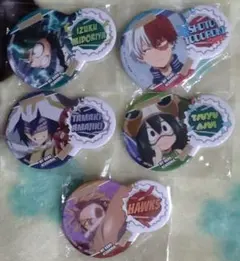 僕のヒーローアカデミア にこいち缶バッジ　５点セット
