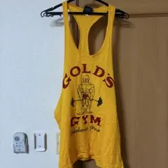 GOLD'S GYM イエロー タンクトップ