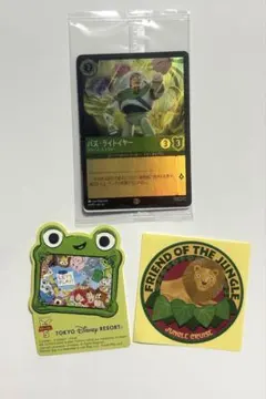 小*屋様 ピクサーの世界展 限定 バズ ディズニーロルカナ プロモカード