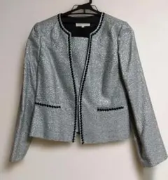 新品　桂由美　フォーマル ノーカラー２wayジャケット　９