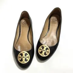 TORY BURCH トリーバーチ フラットシューズ ブラック ゴールド金具のサムネイル
