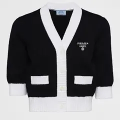 PRADA クロップド コットン カーディガンのサムネイル