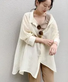 kastane 透けビックシャツ