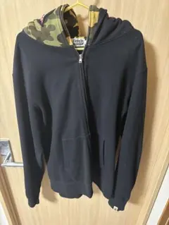 エイプ　シャークパーカー　ダブルフード