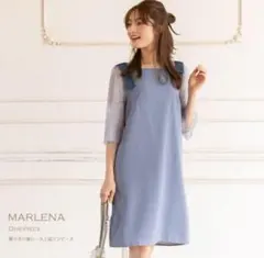 tocco closet 肩リボン　袖レース　ワンピース