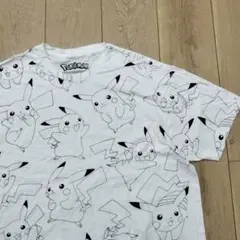 US古着Tシャツ ピカチュウ 総柄デザイン ポケモン Pokemon XLのサムネイル