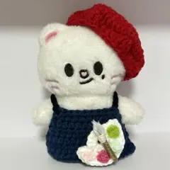 skzoo 10cm ジニレット ぬい服 帽子 ベレー帽 エプロン パレット