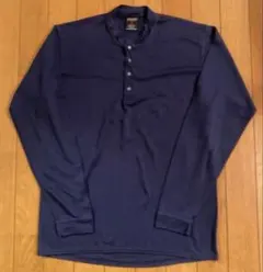 パタゴニア patagonia 長袖ヘンリーネックTシャツ S 紺 ネイビーのサムネイル