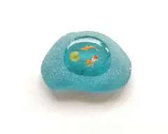 No.883 金魚置物　シーグラスアート　シーグラス　ミニチュア金魚ハンドメイド