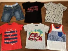 ★リトルベアークラブ等　Tシャツ＆パンツ男の子★6点まとめて★サイズ100のサムネイル