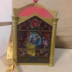 美女と野獣 ポップコーンバケット　ステンドグラス ライトアップ可