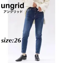 ungrid アングリッド ストレッチテーパードデニム デニムパンツ