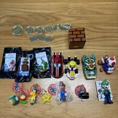 スーパーマリオ マスコット&コイン 等　まとめ売り
