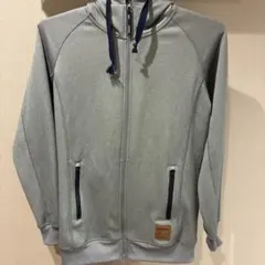 KISS MARK グレー パーカー Lサイズ　スノボ　スキー