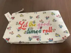 新品・未使用　キャスキッドソン　パーティースケート　フラットポーチ