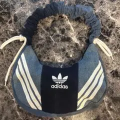 adidas デニム　リメイクバッグ