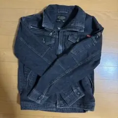 短丈ジップデニムジャケットのサムネイル