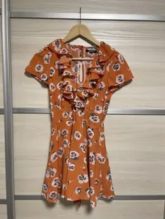 【最終値下げ】スパイラルガール 花柄 コンビネゾン ミニワンピ 韓国風 夏服