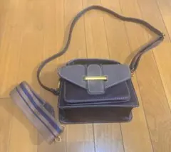 fifth 2WAY ショルダーバッグ バイカラー ブラウンのサムネイル