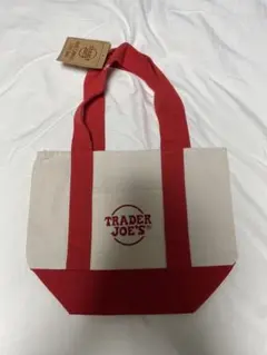 Trader Joe's ミニトート レッド 新品タグ付