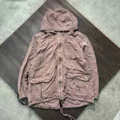 7AS6 AMERICAN EAGLE ミリタリージャケット　くすみピンク　古着